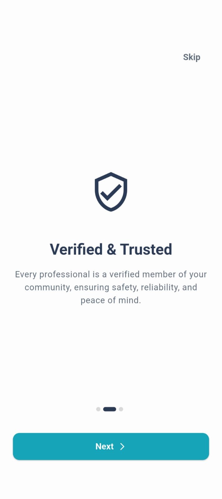 Verified and trusted screen